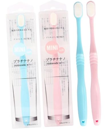 FRCOLOR 6 Pcs Nano Ultra-fine Soft Toothbrush Set - Gentle Gums Care & Long Handle Tooth Cleaning Tool for Daily Use - Buy Online on GoSupps.com