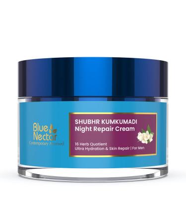 Blue Nectar Jasmine & Pachouli Nourishing Night Repair Cream (Men 50 g)