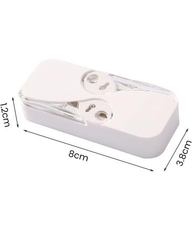 Portable Travel Tooth Floss Donors - 4 Pack with 48 Reusable Dental Floss Picks | Automatic Dispensing Case for Oral Hygiene - Buy Online on GoSupps.com