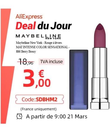 Maybelline Gemey Color Sensational Matte Lipstick - Buy Online on GoSupps.com