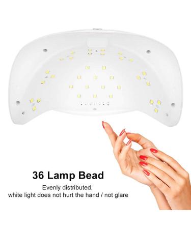 Filfeel 54W Nail Dryer - LED/UV Lamp with Smart Timer & Digital Display for All Gel Nail Polish | International Shipping - Buy Online on GoSupps.com
