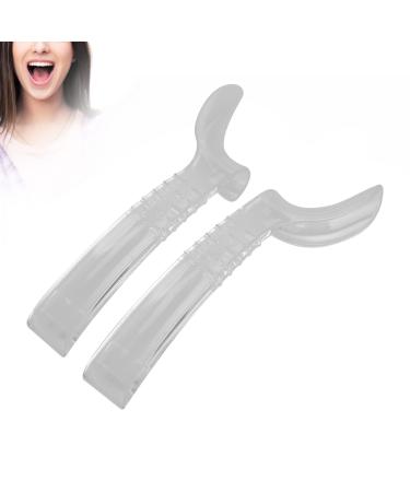 Mouth opener half-base retractor plastic dental-lip-cheek-retractor portable oral care tool for adults and children (large)