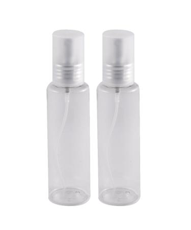 Shampooing de voyage en plastique Shampooing Emulsion cosm tique Appuyez sur la bouteille de pulv risation de pulv risation de pulv risation 100ml 2pcs Clear
