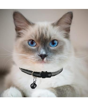 Hepplly 6-Pack Cat Collars - Quick Release Reflective Kitten Collars with Bell (Black) | International Shipping - Buy Online on GoSupps.com