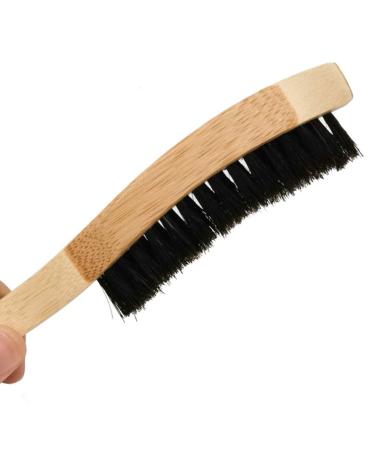 Beard Brush for Men - Wooden Stubble & Growth Comb | Badger Hair & Mustache Grooming - Buy Online on GoSupps.com