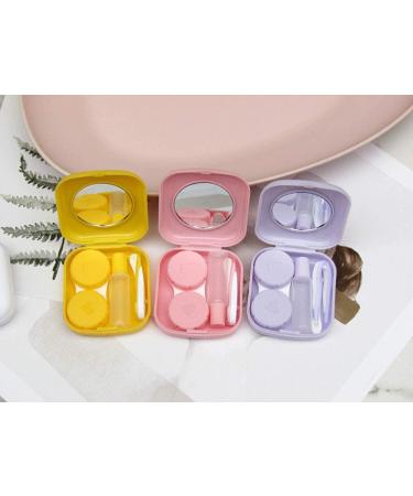 KISEER 6 Pack Colorful Contact Lens Case Travel Kit with Mirror, Bottle, Tweezers - Storage Container for Contacts - Remover Tool Included - Buy Online on GoSupps.com