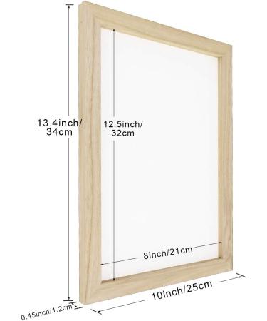 Worown Wooden Paper Making Mould Frame - DIY Paper Craft and Dried Flower Handcraft - 3 Sizes Available - Buy Online on GoSupps.com