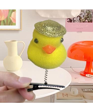 JSGHGDF Cute Cartoon Duck Hairpin Adornment Unique Cartoon Duck Shaped Hairpin Hair Clip Chic Headdress Accessory for Girls hat duck 13 - Buy Online on GoSupps.com
