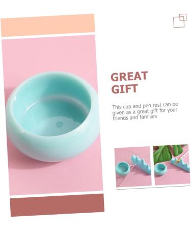 1 Set Nail Art Brush Cup Paint Brush Rest Nail Remover Bowl Manicure Bowl Nail Art Pen Holder Nail Soak off Bowl Sponge Holder Nail Art Cups Organizer Plastic Chinese Painting - Buy Online on GoSupps.com