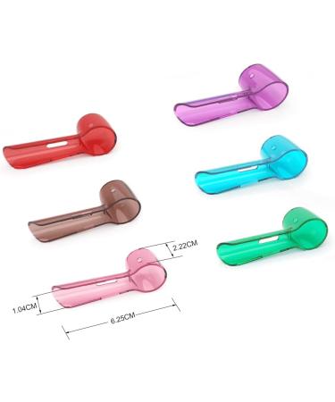 Seplouis Multi-Colored Toothbrush Head Covers - 6 Pack Compatible with Oral-B IO Electric Toothbrush Heads - Buy Online on GoSupps.com