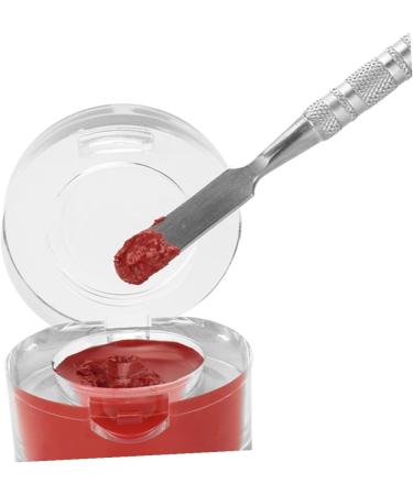 Palette de M lange Maquillage Inox avec Spatule pour Fond de Teint et Nail Art Professionnel Usage Cosm tique - Buy Online on GoSupps.com