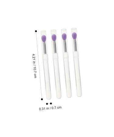 8PCS Silicone Makeup Brush Set - Eyeshadow & Lipstick Applicator | Ideal for Lip Masks & Makeup Application - Buy Online on GoSupps.com