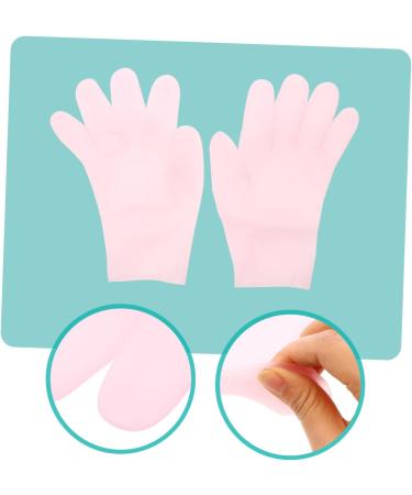 minkissy 3 Pairs Moisturizing Gloves Hands Night Mittens Exfoliating Glove Gloves Overnight Night Gloves Cream Gloves Softening Grade Anti-Wrinkle Gloves Spa Sebs Pink - Buy Online on GoSupps.com