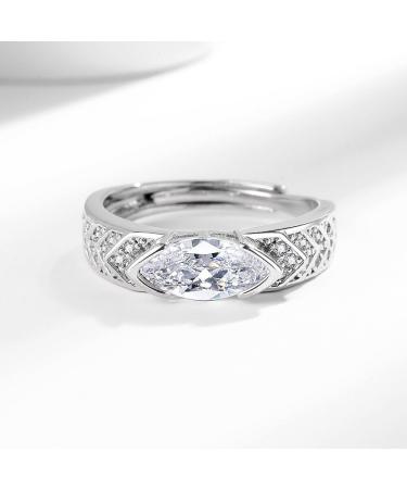 Magnetic Lymphatic Therapy Titanium Ion Moissanite Diamond Ring Magnetic Titanium Ion Moissanite Diamond Ring Magnetic Lymphatic Titanium Ion Ring (Blue 4.8MM) Blue 4.8MM - Buy Online on GoSupps.com