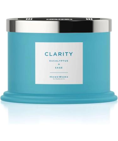 HomeWorx Eucalyptus & Sage Aromatherapy Candle - 14oz Glass Jar 3 Wick Pet Friendly Cruelty Free - International Shipping Available - Buy Online on GoSupps.com
