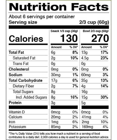 Jessica's Natural Foods Gluten-Free Butterscotch Chip Granola 11 oz. - All-Natural Granola  Breakfast Cereal and Snack  Certified Gluten Free - Butterscotch Chip - Buy Online on GoSupps.com