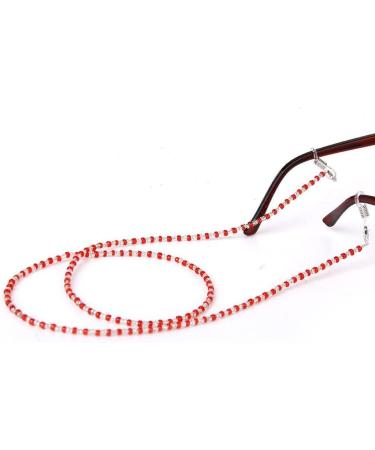 Lurrose Women's Pearl Sunglasses Chain & Facial Cover Holder Slide-Resistant Glasses Holder for Stylish Women - Buy Online on GoSupps.com