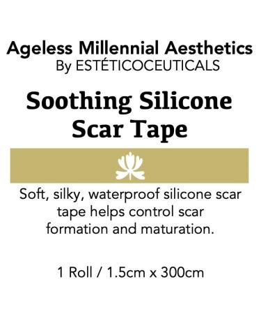 Silicone Scar Tape for Post-Op Scar Management - 0.5in x 120in | Ageless Millennial Aesthetics - Buy Online on GoSupps.com