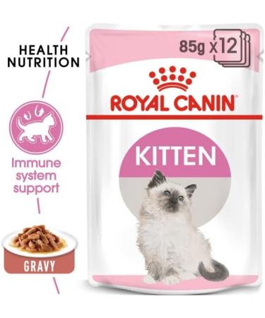 ROYAL CANIN Kitten in Gravy Wet Food 85g (Pack of 48) * Multipack * Meat 48 count (Pack of 1) - Buy Online on GoSupps.com