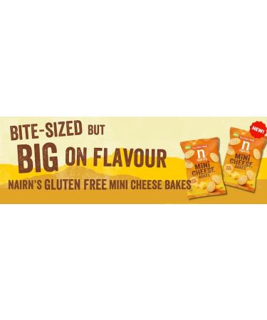 Nairn's Gluten Free Mini Cheese Bakes 45g (Pack of 14) - Buy Online on GoSupps.com