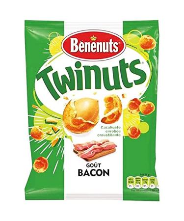 Bénénuts Twinuts Bacon Flavor 150g (pack of 3)