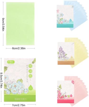Dajidafu 1 Box Face Blotting Sheets Beauty Makeup Tools Absorbing Papers Oil Control Wipes for Travel Company Office Shop - Buy Online on GoSupps.com