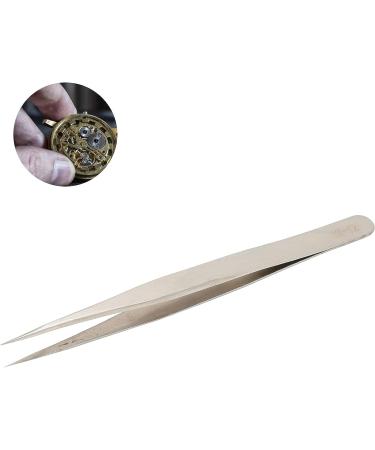 Electronic Maintenance Tweezers for Watch Repair, Sewing, Beading, DIY Craft & Cell Phone Repair (Straight Pointed with Hairspring) - Shop Now! - Buy Online on GoSupps.com