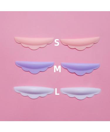 Lash Lift Pads | 6 Perm Curls Eyelash Shield - Reusable Soft Eyelash Lifting Tools Eyelash Separator Tool Sticky Curler Balm Lifter Roller - Buy Online on GoSupps.com