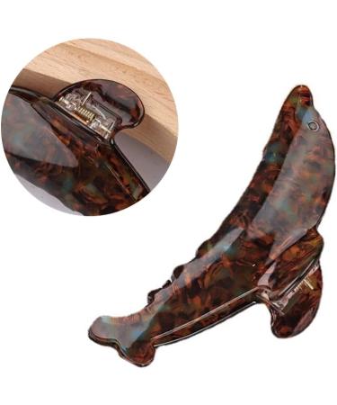 hgnxa Ins Style Elegant Dolphin Shape Woman Ponytail Hair Clip Delicate Jaw Clip -slip Shower Wash Face Hair Accessories 2 - Buy Online on GoSupps.com