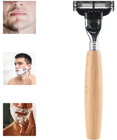 Buy Security Razor with Wooden Handle - Premium Quality for Smooth Shaving | International Shipping Available - Buy Online on GoSupps.com