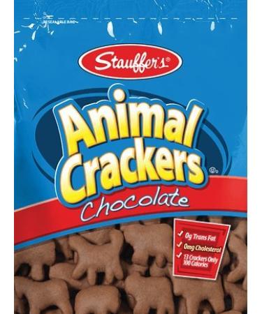 Stauffer's Animal Crackers, Chocolate, 8 oz (Pack of 2)