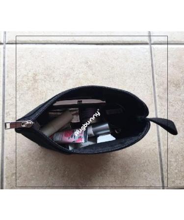 Augbunny 100% Cotton Cosmetic & Wash Bag Set - Durable Versatile 4 Pieces - Black - Perfect for Travel & Organization - Buy Online on GoSupps.com