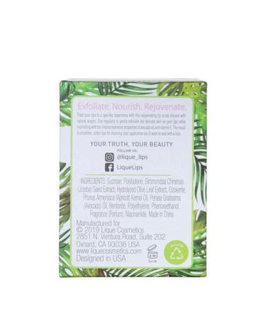 LIQUE Cosmetics Rejuvenating Lip Scrub Infused with Natural Sugars & Vitamin E that Exfoliate & Nourish for Smoother Softer Lips Original Pack of 2 (0.21 Oz Each) - Buy Online on GoSupps.com