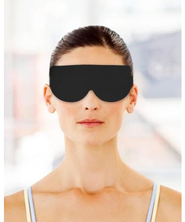 2 Pack Hochoek 3D Sleep Mask - Skin-Friendly Milk Silk Eye Cover with Velcro Adjust - Buy Online on GoSupps.com