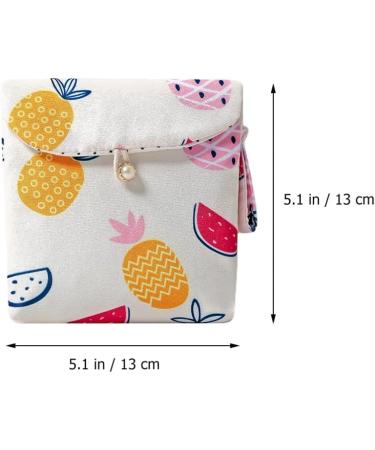 4Pcs Multitool Wallet Period Bag Set | Linen Coin Purse & Sanitary Napkin Storage | Portable Tampon Pouches for Women & Teens - Buy Online on GoSupps.com
