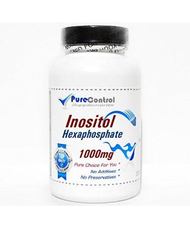 Inositol Hexaphosphate 1000mg // 200 Capsules // Pure // by PureControl Supplements