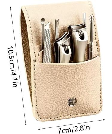 Nail Scissors Nail Cutter Set Manicure Set with Nail File for All Hand and Feet Sizes Manicure Set and Pedicure Kit Men Women Toenail Clippers Beige - Buy Online on GoSupps.com