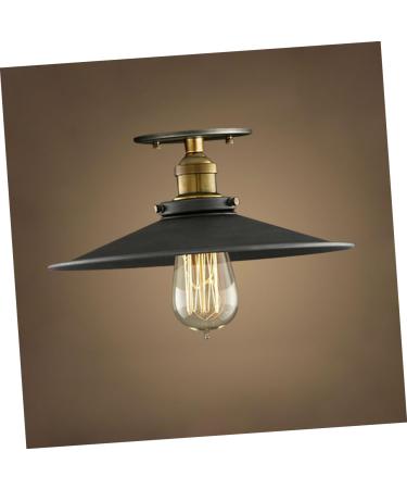 Uonlytech Ceiling Lamps Vintage Ceiling Light Balcony Light Iron Metal lamp Ceiling lamp Lighting American Country