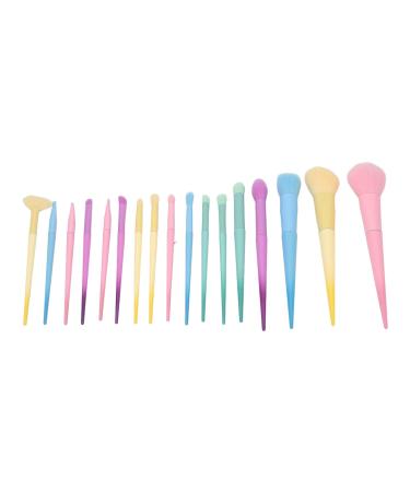 Stylish Candy Colored 17-Piece Soft Makeup Brush Set | Aluminum Tube | Perfect for Dating Parties & Outdoor Glam - Buy Online on GoSupps.com