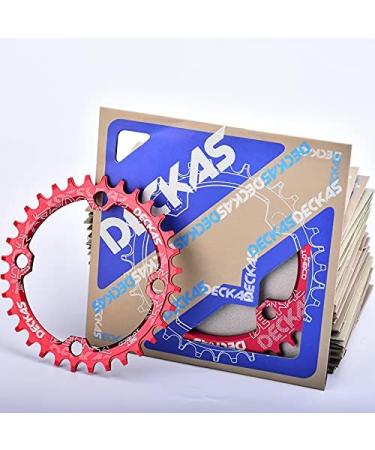 BestPartsCom Round Oval 104BCD Narrow Wide Single Chainring 52T for 8/9/10/11-Speed Bicycle - Red - Buy Online on GoSupps.com
