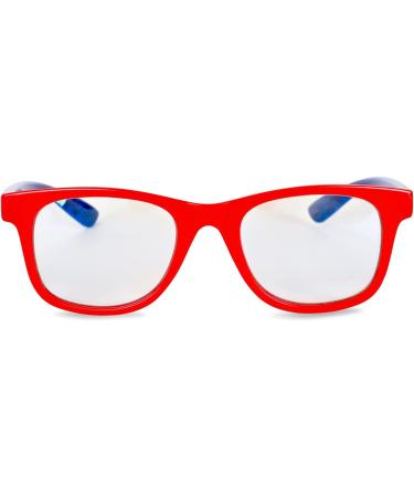 Spiderman Kids Blue Light Glasses with Carrying Case | Computer & Gaming Eyewear for Boys (Red/Blue) - Buy Online on GoSupps.com