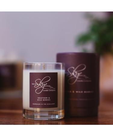Isle of Skye Candle Company: 100% Natural Heather & Wild Berries Soy Candle - Premium Botanical Oils for Aromatherapy - Buy Online on GoSupps.com