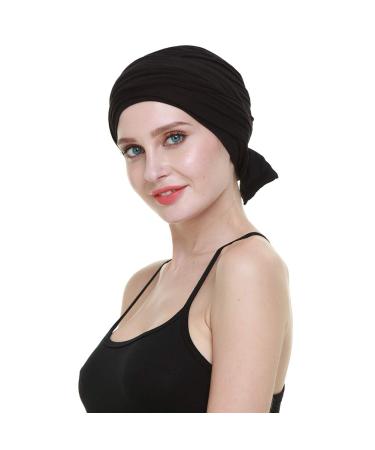FocusCare Bamboo Headwraps for Women - Soft Black Chemo Patients Headwear - Buy Online on GoSupps.com