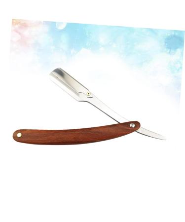 Manual Rapids Wood Libra Razor - Foldable Stainless Steel Straight Blade Shaving Tool for Men - Eco-friendly Bamboo Handle - 1 PC - Buy Online on GoSupps.com