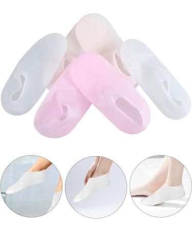minkissy 3 Pairs Silicone Moisturizing Socks Softening Dry Cracked Feet Rough Anti Slip Aloe Socks Calluses Spa Gel Socks Foot Care After Pedicure for Dry Cracked Feet - Buy Online on GoSupps.com
