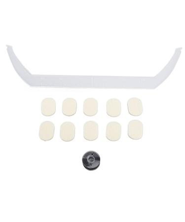 Sonew Eyebrow Stencil Symmetric Brow Drawing Marking Ruler Ideal Brow Proportion Transparent Eyebrow Drawing Ruler for Symmetrical Brow Shape Design