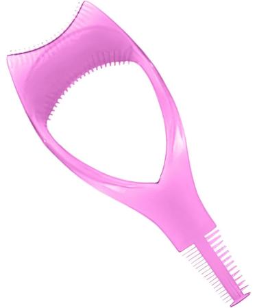 Mascara Guard For Eyelashes Eyelash Guard Reusable Mascara Guard Tool Eyelash Comb Handheld Mascara Guard Eyelashes Tool for Beginners Upper And Lower Eyelashes Hot Pink - Buy Online on GoSupps.com