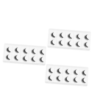 FRCOLOR 15 Pairs Short False Eyelashes False Eye Lashes Eyelashes Extension Fiber Makeup Eyelashes Faux Dramatic Eyelashes Dense Eyelashes False Lashes 3d Artificial Fiber Extend Curly