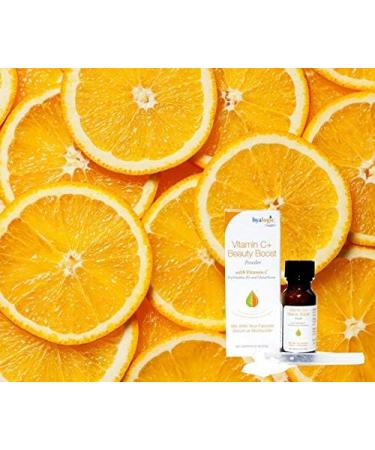 Hyalogic Vitamin C Powder - Beauty Boost for Skin - ProVitamin B5 & Glutathione - 6g (.21oz) - 60 Uses - Buy Online on GoSupps.com