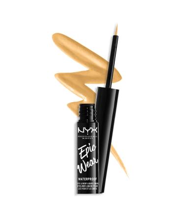 NYX PROFESSIONAL MAKEUP Epic Wear Liquid Liner  Long-Lasting Waterproof Eyeliner - Yellow Yellow Matte